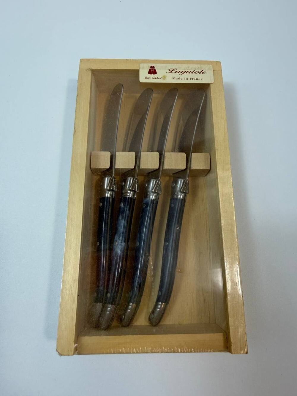 Laguiole Jean Dubost Butter Knives Set 4 Made in France New In Box